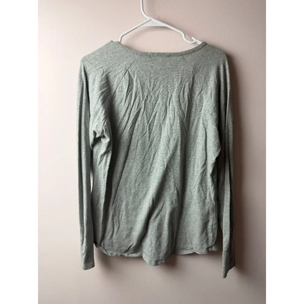 Michael Kors XL Gray Long Sleeve Shirt Women’s -Zipper accent